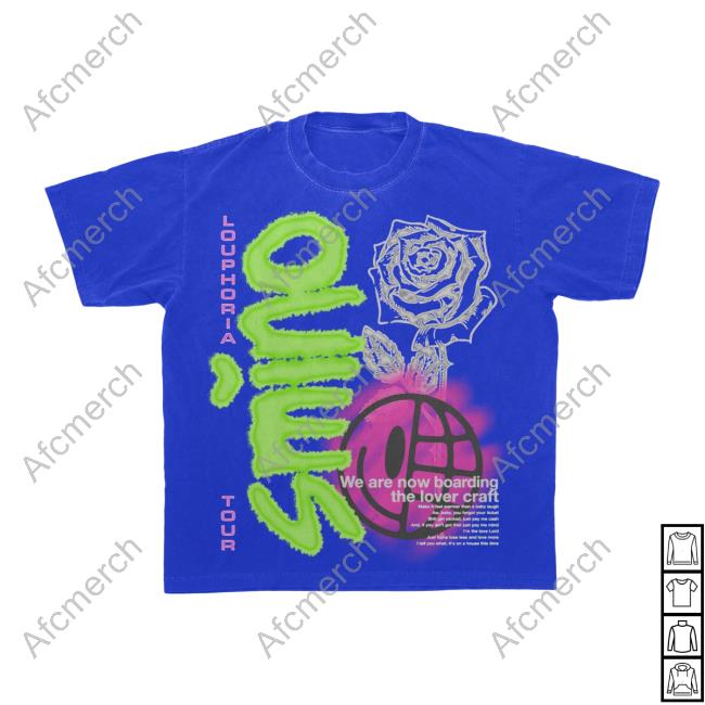 Official Smino Zero Fatigue Merch Louphoria Boarding Hot Shirt Zerofatigue
