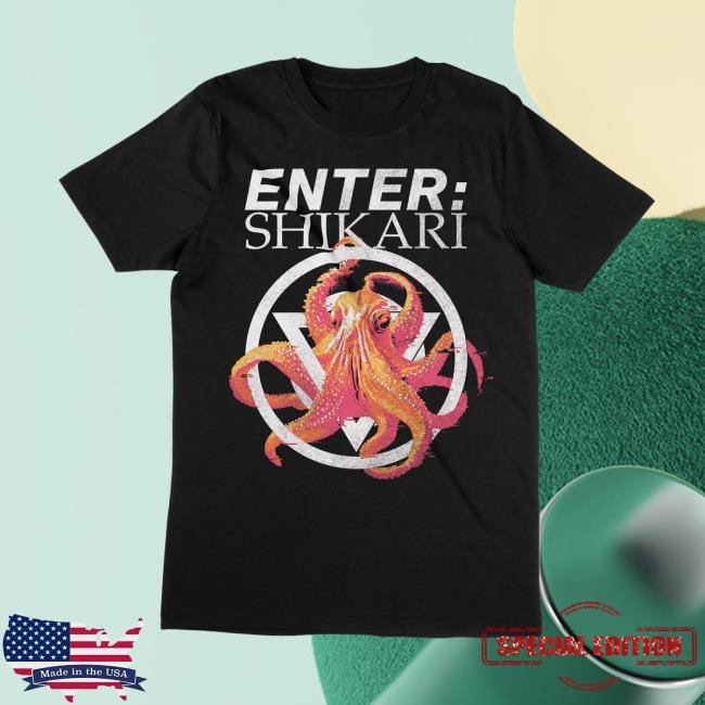 Giant Pacific Octopus Logo Short Sleeve Shirt - Enter Shikari