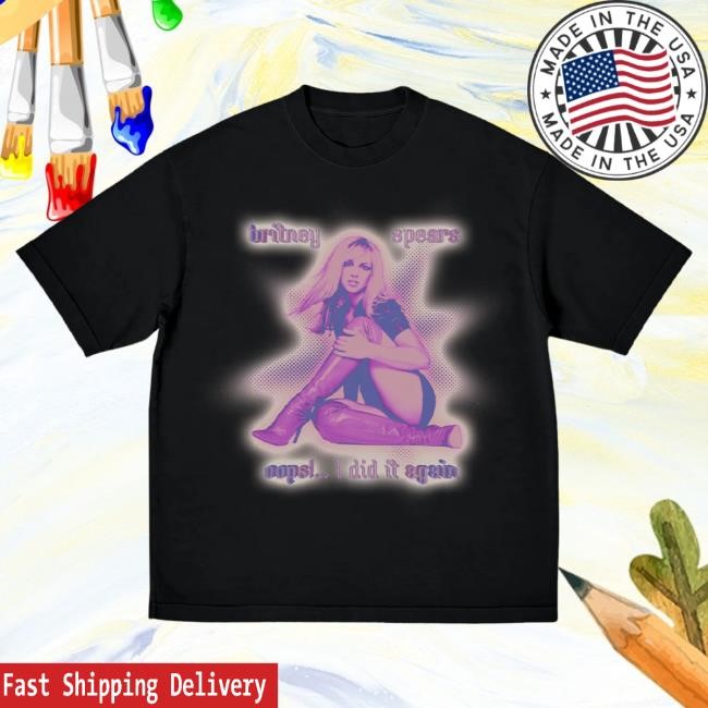 Official Britney Spears Merch Oops...! Tour Anniversary Tees