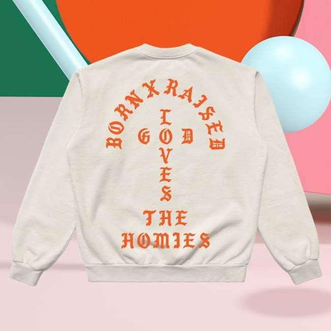 Official Born X Raised Merch Store Shop Unconditional Love Sweater: Black BornXRaised