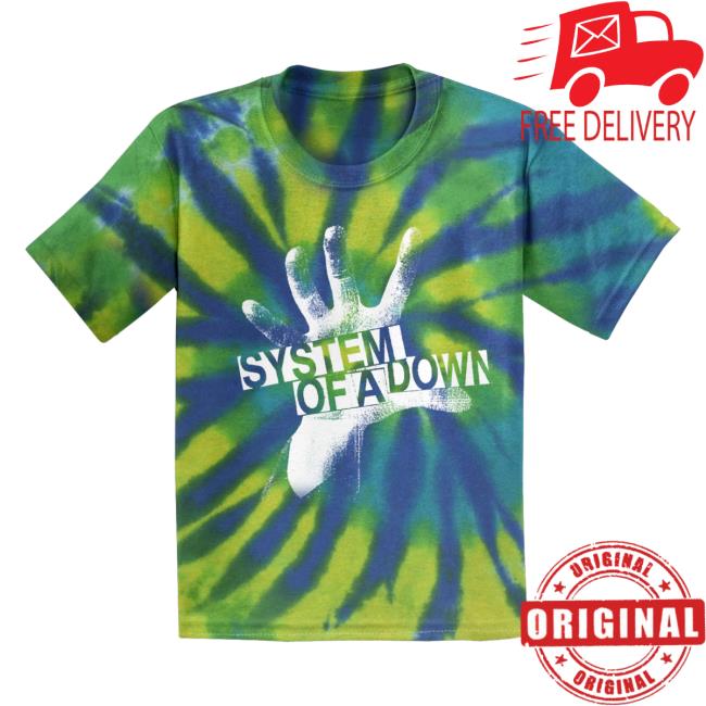 System Of A Down Merch Self-Titled Tie-Dye T Shirt