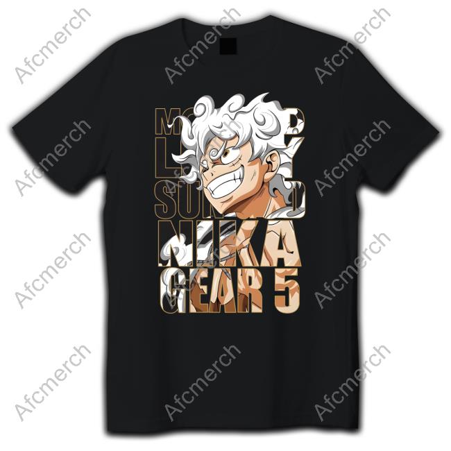 One Piece Monkey D Luffy Sun God Nika Gear 5 Tee