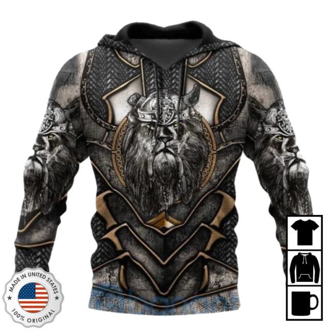 Banantees Lion King Viking All Over Printed 3D Long Sleeve T Shirt