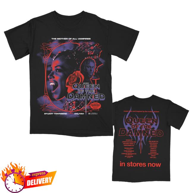 Official Studiohouse Designs Queen Of The Damned T Shirt