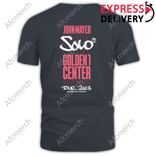 John Mayer Solo Golden1 Center April 2023 Shirt Solo Tour Sacramento Event Long Sleeve T Shirt