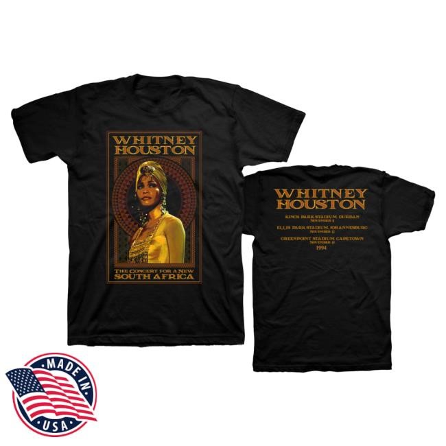 Official Whitney Houston Clothing Whitney Houston South Africa Top Shirt
