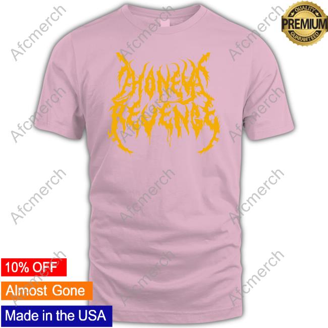 Official Honey Revenge Merch Death Metal Logo Hoodie