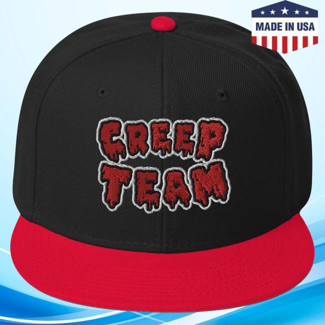 Official Creep Cast Merch Bloody Snapback Hat