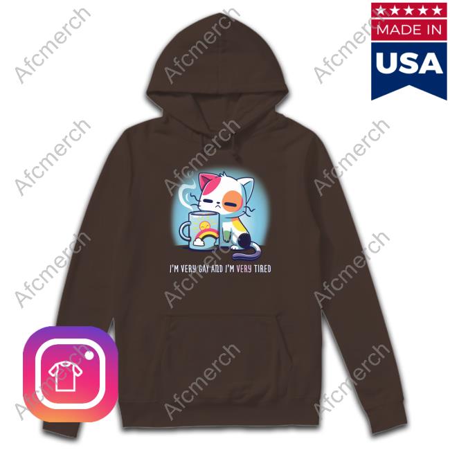 Official I'm Very Gay And I'm Very Tired T-Shirt I'm Very Gay And I'm Very Tired Hoodie Adorkable Chris