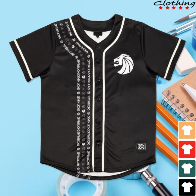 Official Black Staple Baseball Jersey