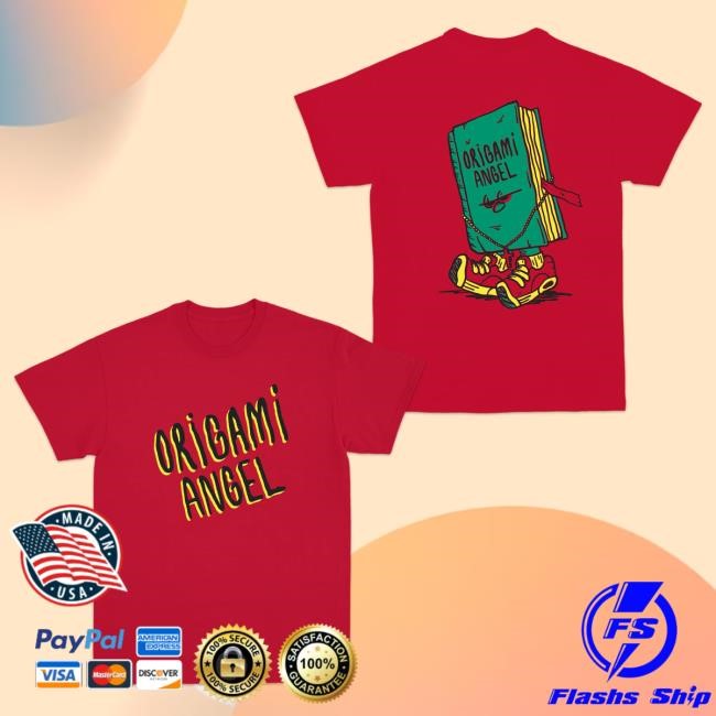 Official Origami Angel Merch Shop Book Red New Shirt
