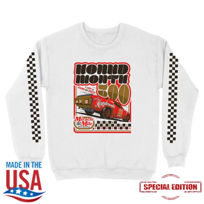 Official The Merch Collective Hound Mouth 500 Racing Crewneck Sweatshirt HoundMouth