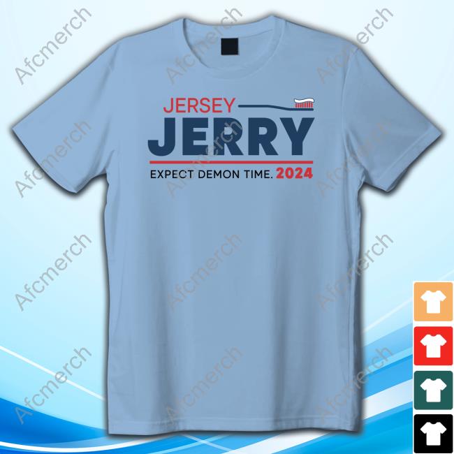 Official Jersey Jerry Expect Demon Time 2024 T-Shirt