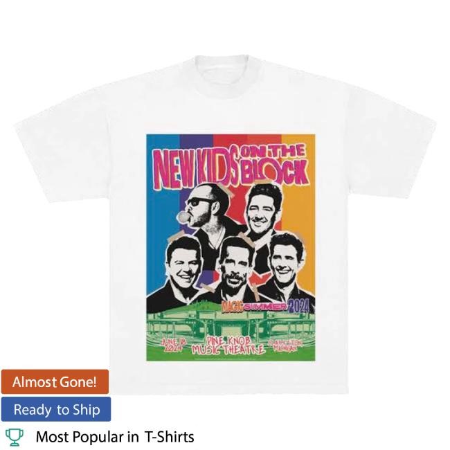 Official Shop NKOTB Limited Edition Clarkston Event Merch Clarkston Event Popover Shirt New Kids On The Block Merch