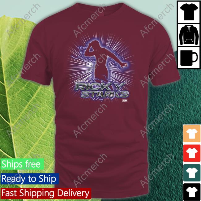 Aew All Elite Wrestling Ricky Starks Absolutely Electric Shirts