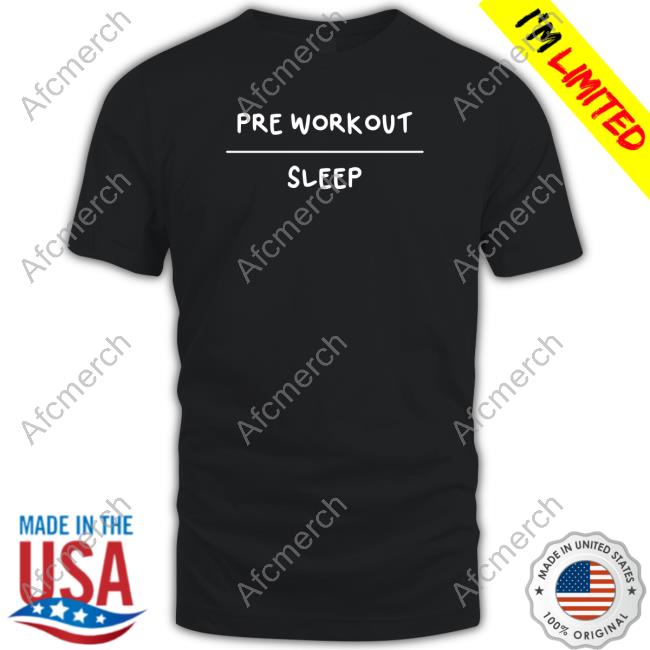 Robert Oberst Merch Pre Workout Sleep Tee Shirt Bunkerbranding