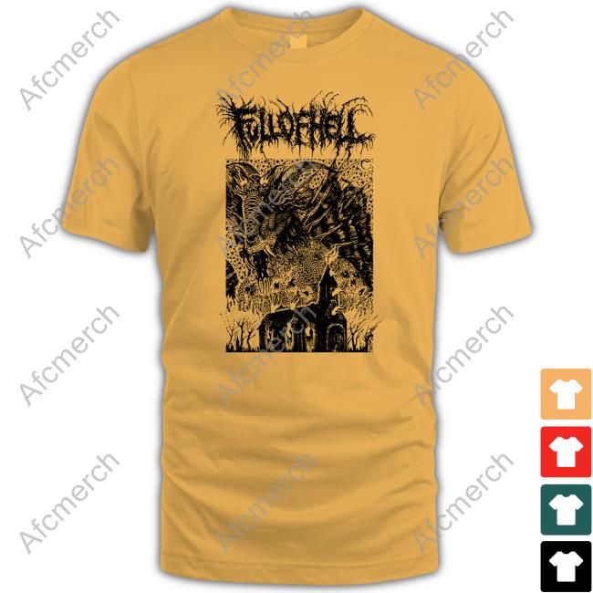 Official Holy Mountain Printing Shop Full Of Hell Goat Church Black Sweatshirt