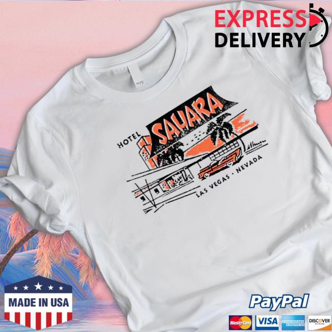 Hotel Sahara Retro Las Vegas Hooded Sweatshirt