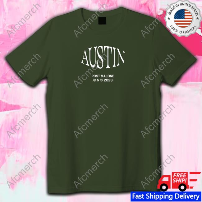 Post Malone Merch Austin Stage Shirts