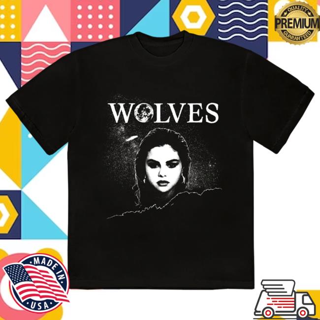 Official Interscope Records Selena Gomez Merch Store Selena Gomez Wolves Tshirt Selena Gomez Apparel Clothing Shop