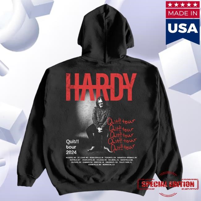 Official Hardy Merch Store Hardy Quit!! Tour Hoodie