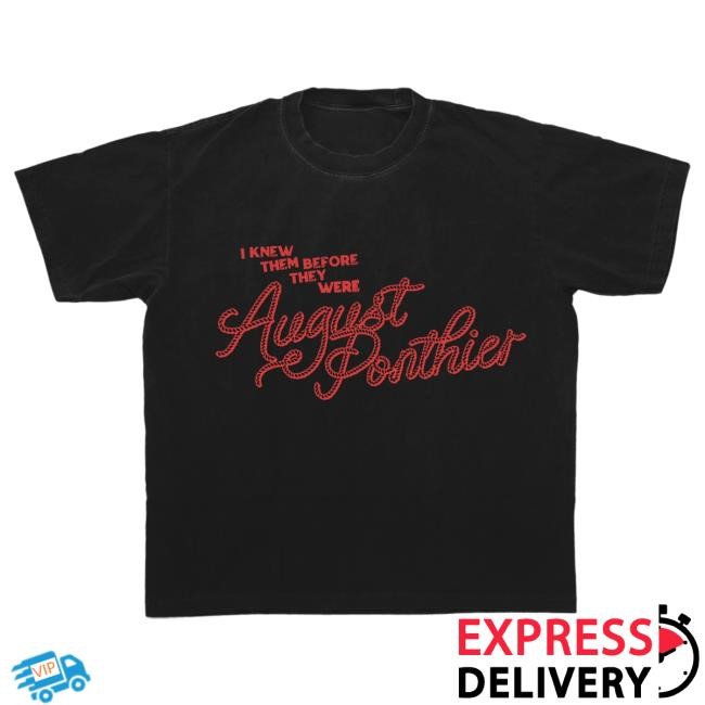 Concert Ready August Ponthier I Knew Them Tee 2026