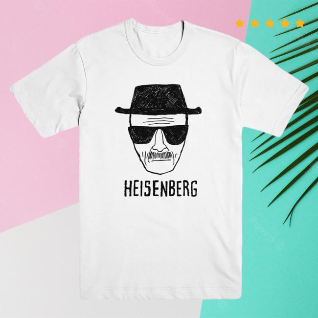 Official Breaking Bad Store Merch Heisenberg Unisex White Tshirt From Breaking Bad
