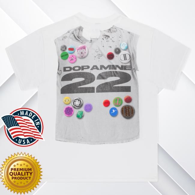 Official Lil Tecca Merch Store Dopamine 22 New Shirt