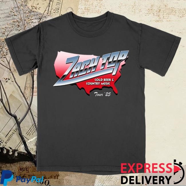 Official Zach Top Merch USA Tour New Shirt