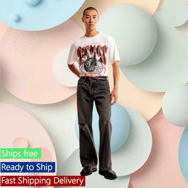 Official Houston Texans Vintage-Inspired Graphic New Tee