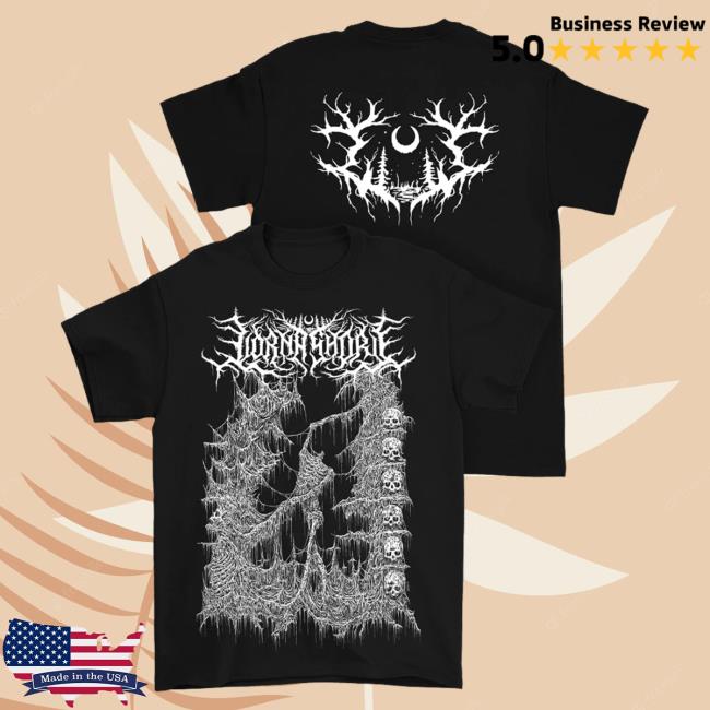 Official Lorna Shore Store Merch Lorna Shore Logo White New Shirt Black LornaShore
