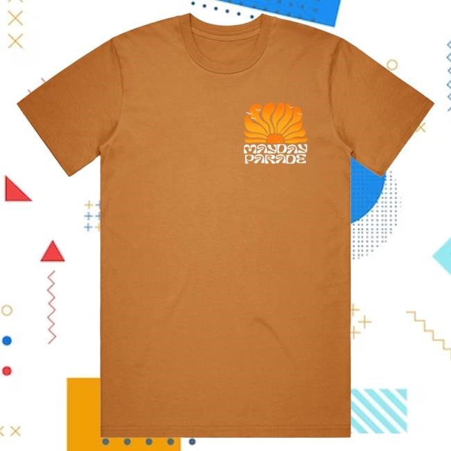 Official Mayday Parade Merch Store Shop Mayday Parade Sunset Toast T-Shirt