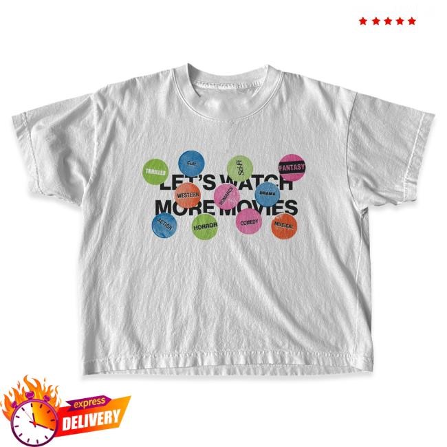 Super Yaki Let's Watch More Genre - Wide Tee Tshirt SuperYaki