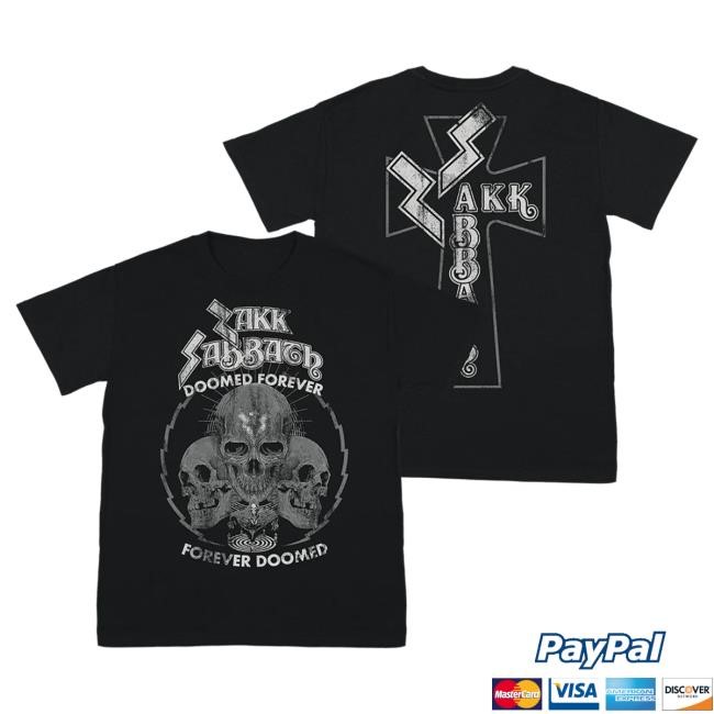 Official Black Label Society Zakk Sabbath Doomed Forever Shirts