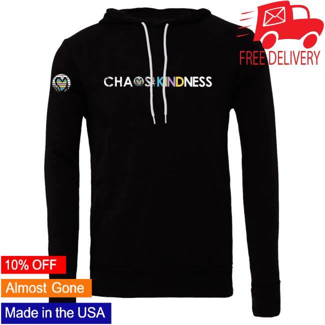 Official Chaos And Kindness Store Chaos & Kindness Logo Sweaters Black
