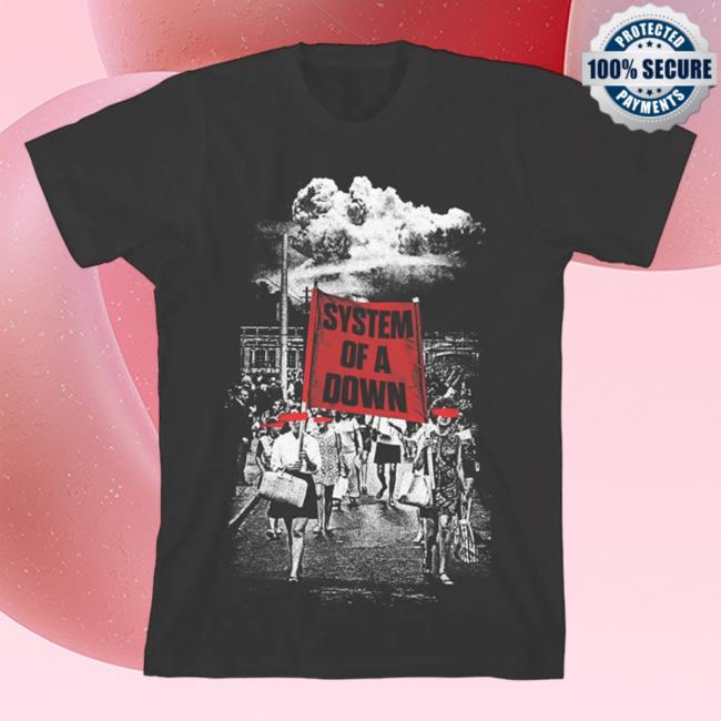Official System Of A Down Clothing Merch Store Shop System Of A Down Banner March T-Shirt SystemOfADown