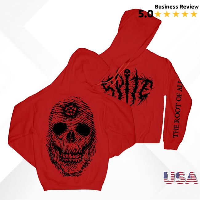Official Spite Band Rising Merch Spite Band - The Root Of All Evil Sweatshirt Risingmerch