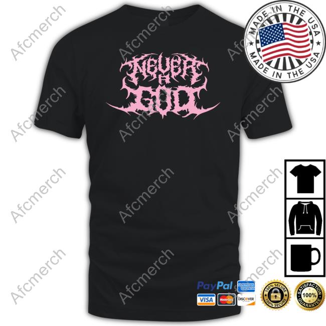 Boygenius Tour Merch Never A God Shirt