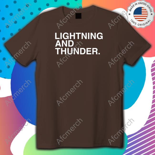 Official Lightning And Thunder Hoodie