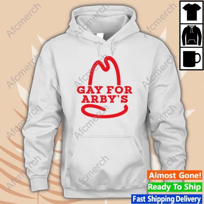 Official Pizzaslime Merch Gay For Arbys Shirts