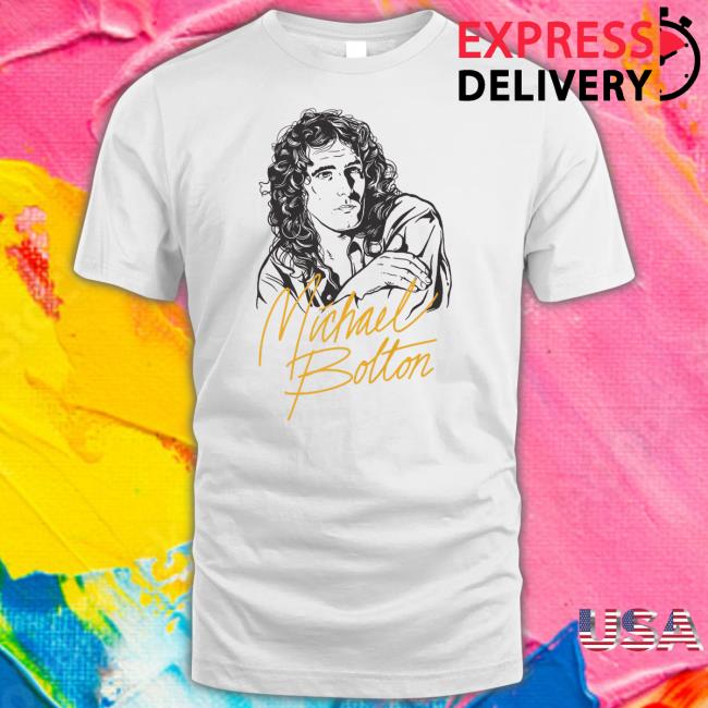 Michael Bolton Retro Illustration Shirt