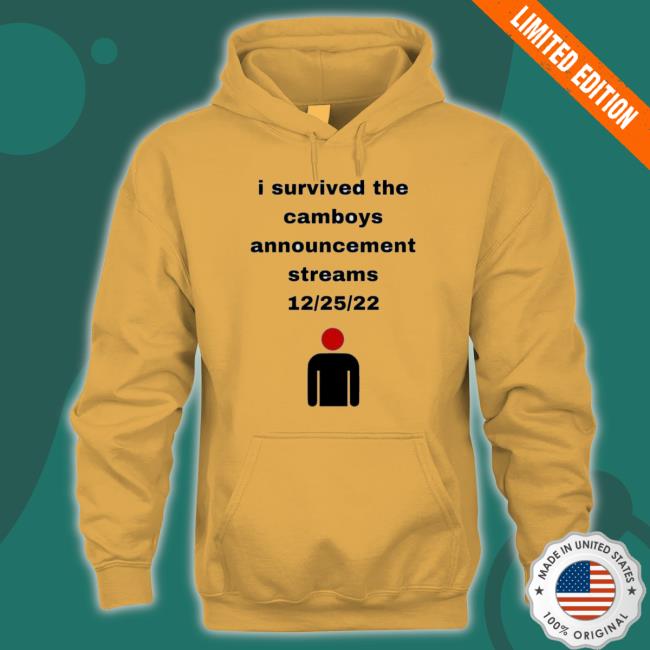 I Survived The Camboys Announcement Streams 12 25 22 Classic shirt