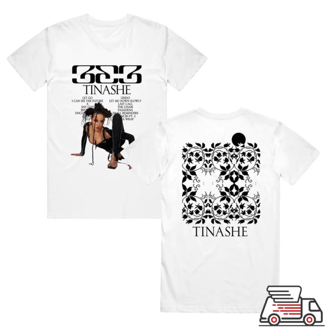 Official Tinashe Merch Store Tinashe 333 Photo White Hot Shirt