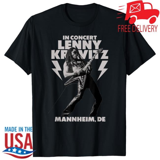 Official Lenny Kravitz – Blue Electric Light Tour 2025 Mannheim Shirt