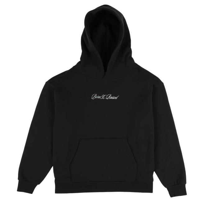Official Born X Raised Merch Store Shop Script Hood: Black BornxRaised