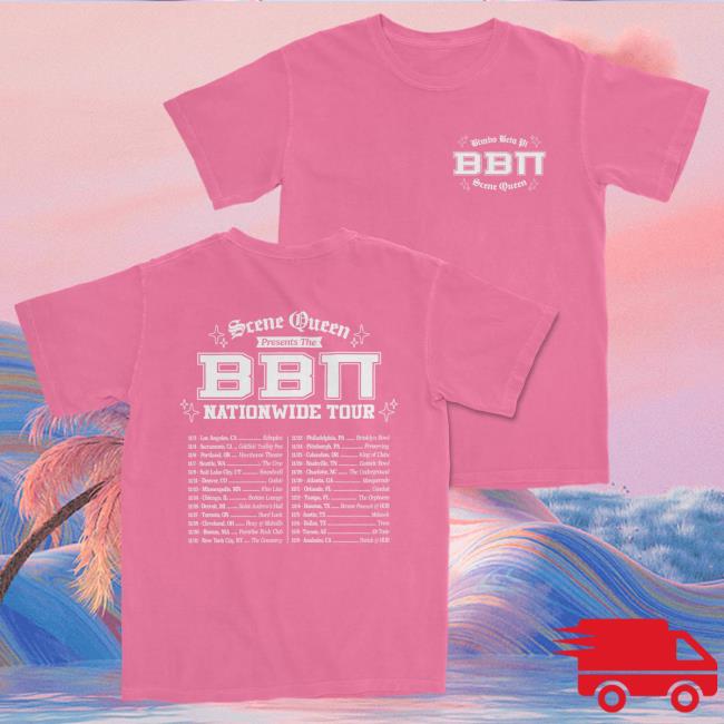 Official Scene Queen Merch Pink Tour Shirts