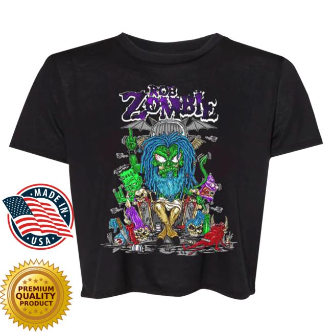 Official Rob Zombie Store Shop Bapho Crop T-Shirt Rob Zombie Apparel Shop RobZombie