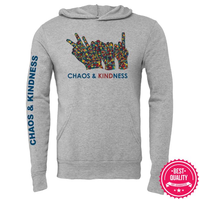 Official Chaos And Kindness Store Sign Language "Kind" Crewneck