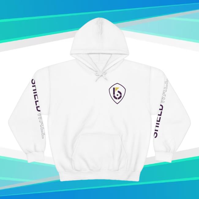 Official Battle Buddiez Shield Wall Pullover Hoodie White
