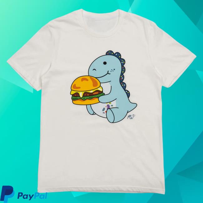 Official Moriah Elizabeth Merch Store Shop Cousin Derp Burger Tee White MoriahElizabeth